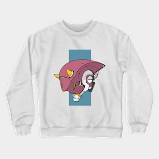 Pink Oni Mecha Crewneck Sweatshirt